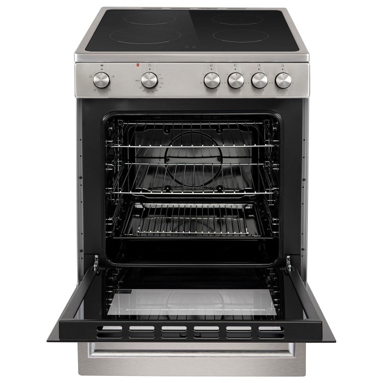 electriQ 60cm Electric Cooker - Stainless Steel