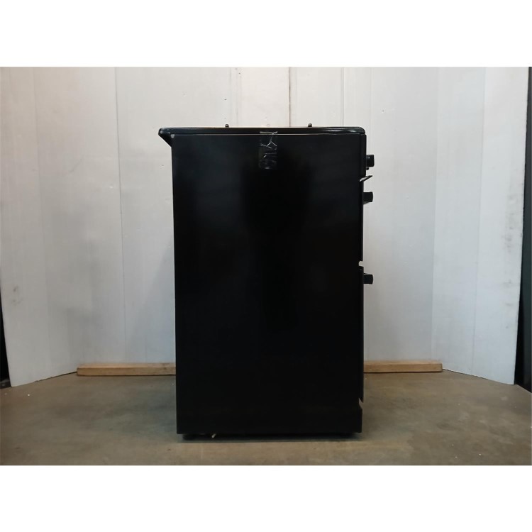 Refurbished electriQ 60cm Dual Fuel Cooker with Double Oven Black