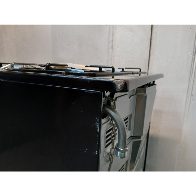 Refurbished electriQ 60cm Dual Fuel Cooker with Double Oven Black