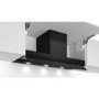 Refurbished N70 90cm Wide Integrated Cooker Hood With Fold-out Glass Deflector - Black