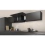 Refurbished N70 90cm Wide Integrated Cooker Hood With Fold-out Glass Deflector - Black