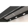 Refurbished N70 90cm Wide Integrated Cooker Hood With Fold-out Glass Deflector - Black