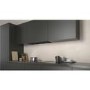 Refurbished N70 90cm Wide Integrated Cooker Hood With Fold-out Glass Deflector - Black