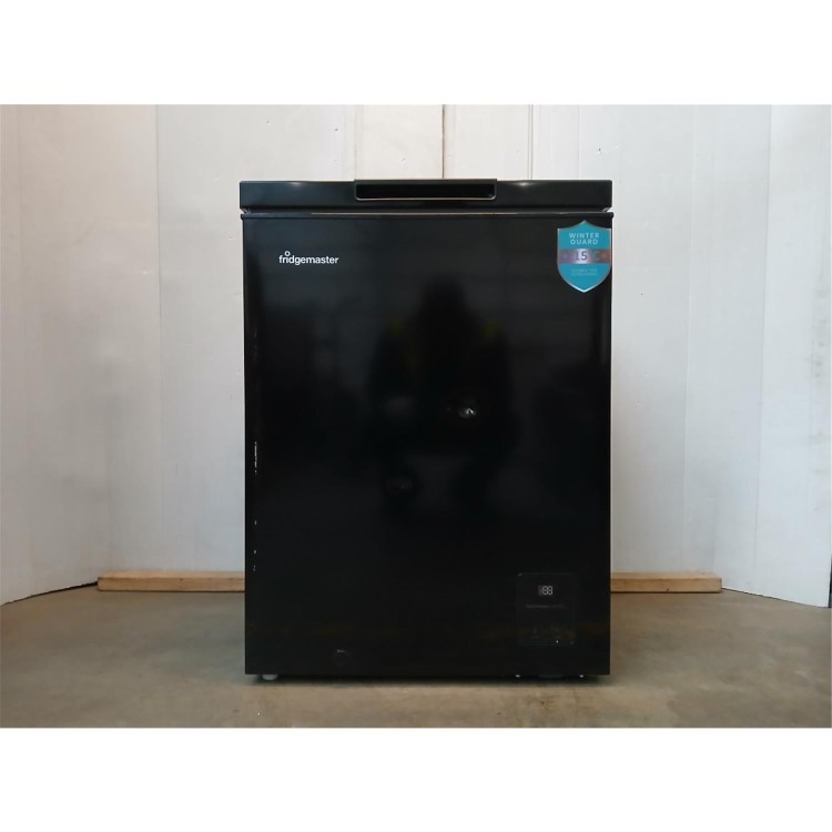 Refurbished Fridgemaster 142 Litre Chest Freezer - Black
