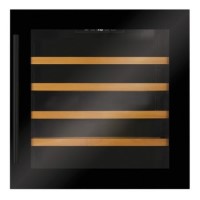Refurbished CDA FWV601BL 40 Bottle Integrated Wine Cooler Single Zone Tall - Black