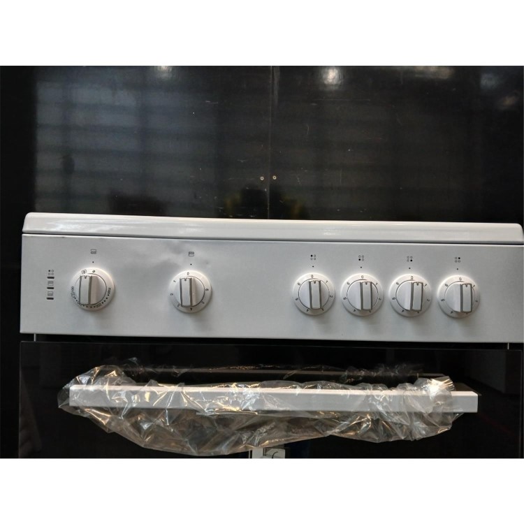 Refurbished Indesit 60cm Twin Cavity Electric Cooker - White