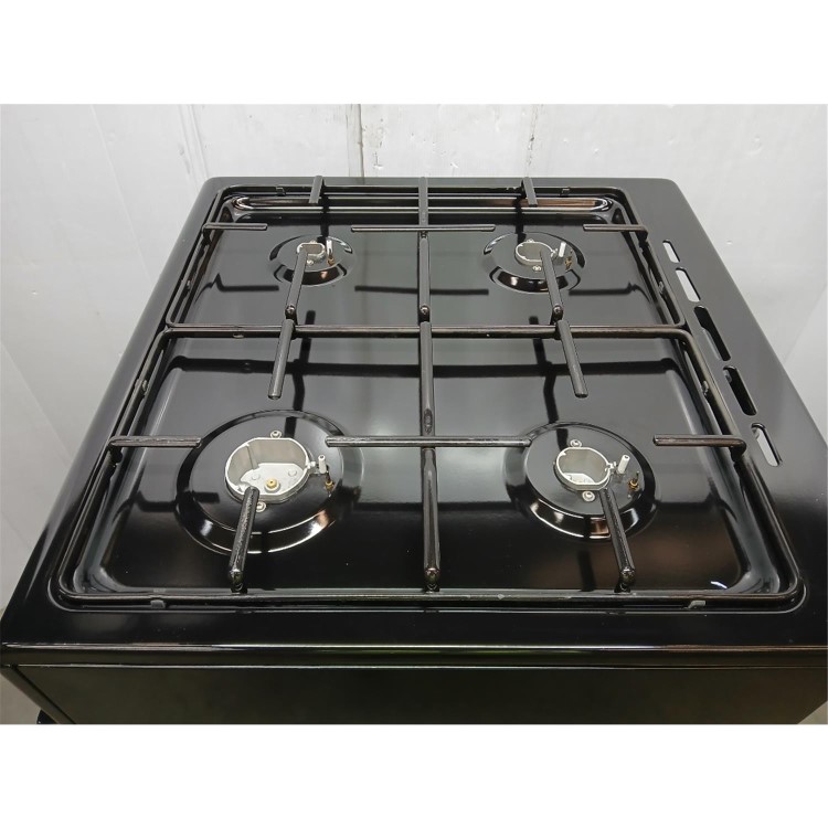 Refurbished electriQ EQDFC360BL 60cm Dual Fuel Cooker - Black