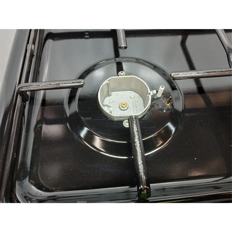 Refurbished electriQ EQDFC360BL 60cm Dual Fuel Cooker - Black