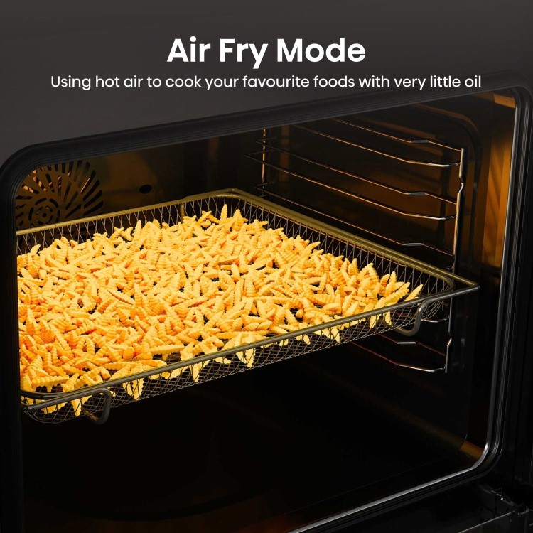 Refurbished Hisense Hi6 Built-In Electric Double Oven - Black