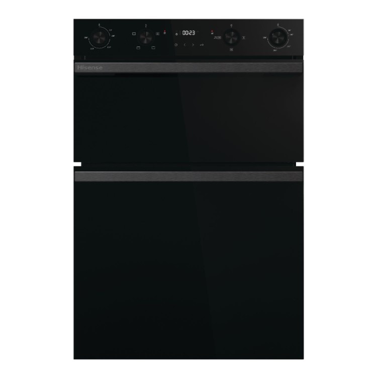 Refurbished Hisense Hi6 Built-In Electric Double Oven - Black