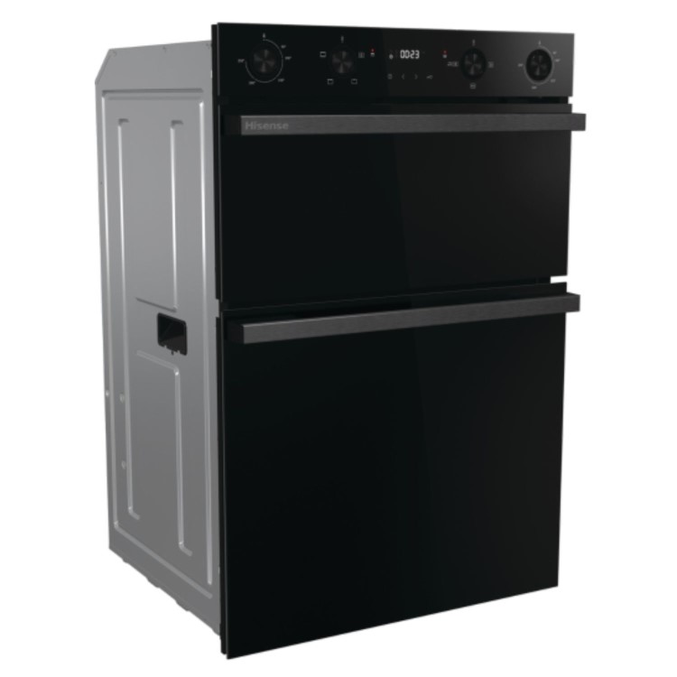 Refurbished Hisense Hi6 Built-In Electric Double Oven - Black