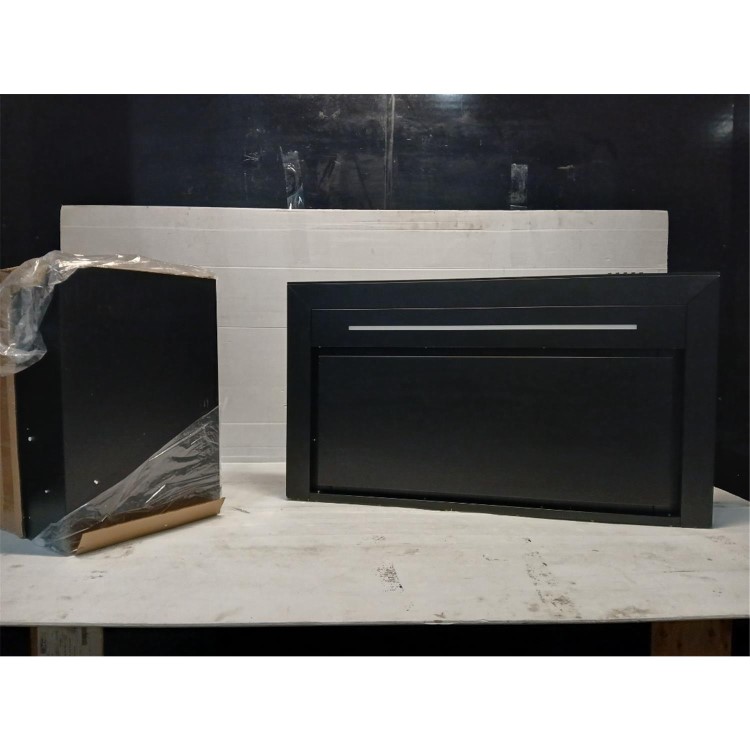 Refurbished electriQ 90cm Slimline Chimney Hood - Black