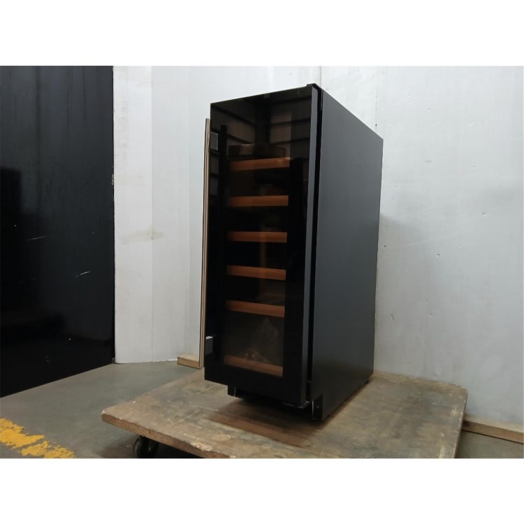 Refurbished CDA 19 Bottle Capacity Single Zone 30cm Freestanding Under Counter Wine Cooler - Black