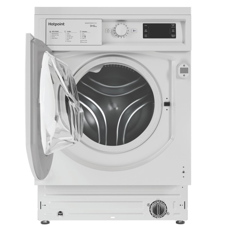 Refurbished Hotpoint Anti-Stain 9kg Wash 6kg Dry 1400rpm Integrated Washer Dryer - White