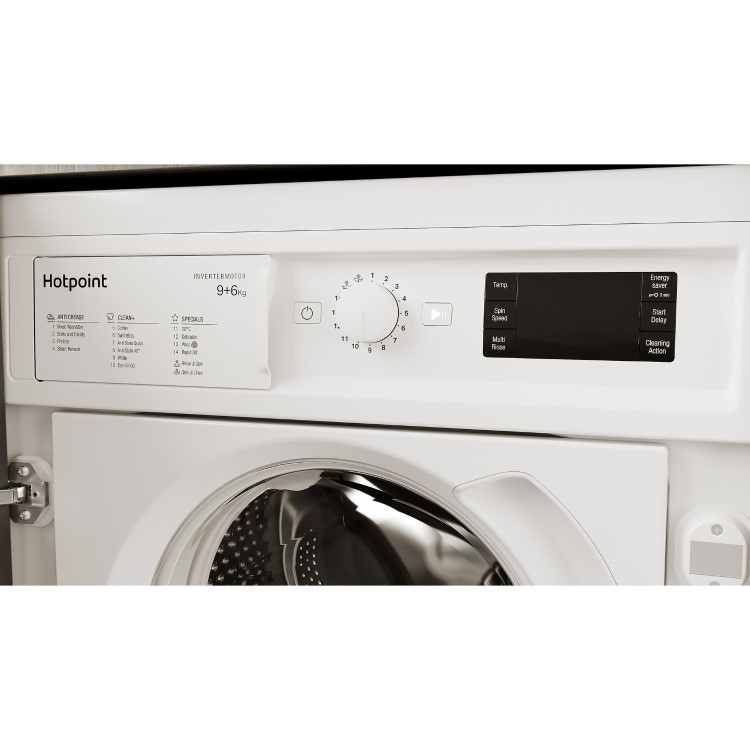 Refurbished Hotpoint Anti-Stain 9kg Wash 6kg Dry 1400rpm Integrated Washer Dryer - White