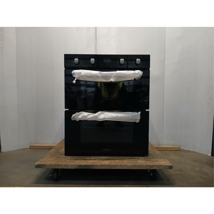 Refurbished electriQ Built-Under Double Oven Black