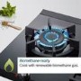Refurbished Bosch Series 6 60cm 4 Burner Gas Hob - Stainless Steel