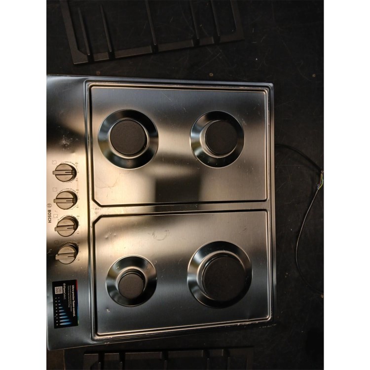 Refurbished Bosch Series 6 60cm 4 Burner Gas Hob - Stainless Steel