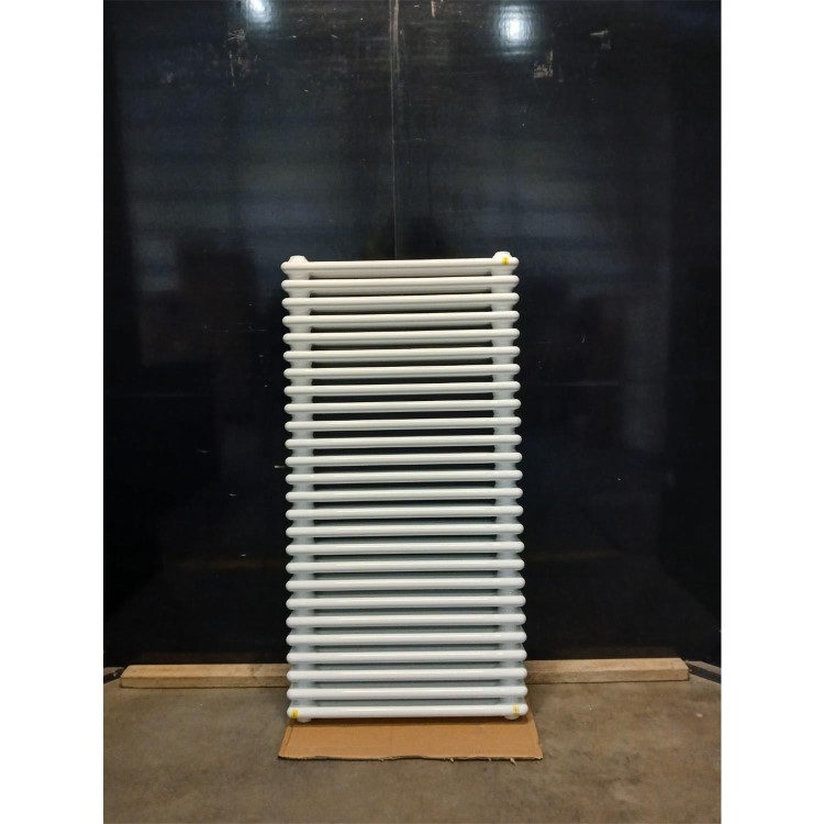Refurbished - Reggio White Horizontal Triple Column Traditional Radiator 600x1190mm 5173 BTU - Cast Iron Style