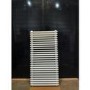 Refurbished - Reggio White Horizontal Triple Column Traditional Radiator 600x1190mm 5173 BTU - Cast Iron Style