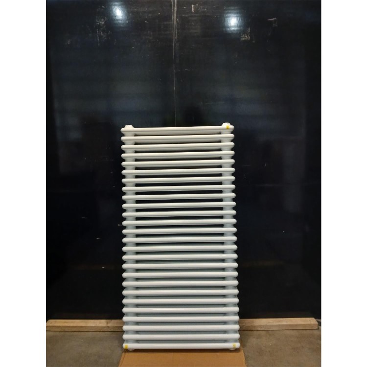 Refurbished - Reggio White Horizontal Triple Column Traditional Radiator 600x1190mm 5173 BTU - Cast Iron Style