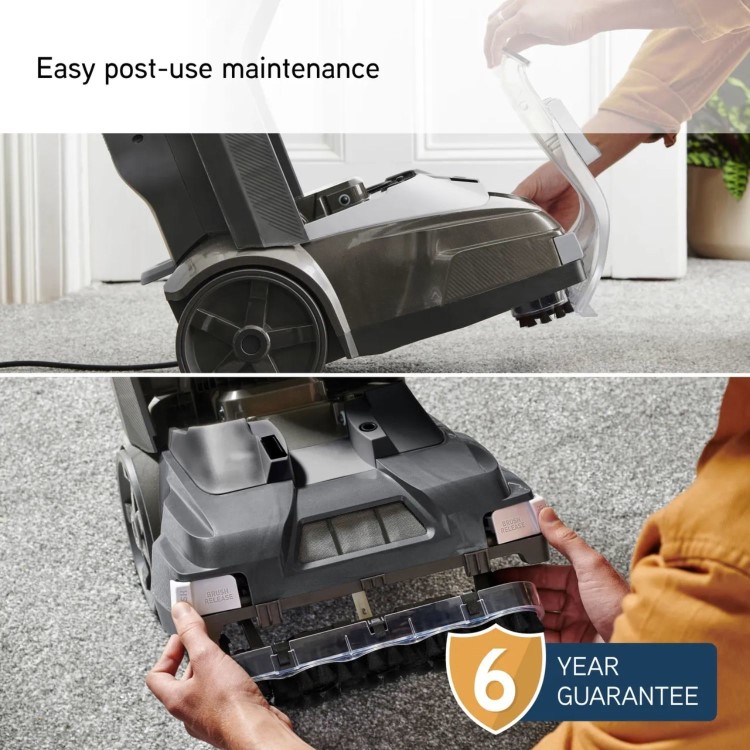 Refurbished Vax SpinScrub Power Plus Carpet Cleaner - Grey & Navy Blue
