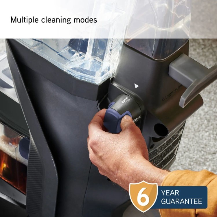 Refurbished Vax SpinScrub Power Plus Carpet Cleaner - Grey & Navy Blue