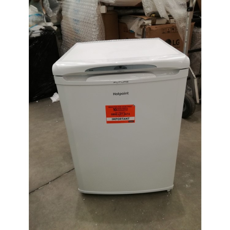 Refurbished Hotpoint RZA36P1 90 Litre Freestanding Under Counter Freezer 60cm Wide - White