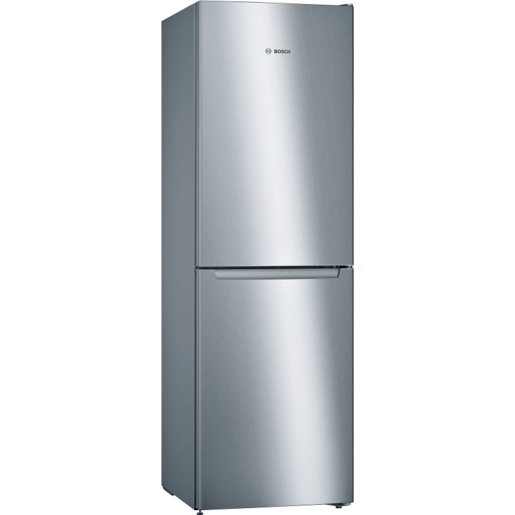 Bosch Serie 2 300 Litre 50/50 Freestanding Fridge Freezer Frost Free - Stainless Steel Look