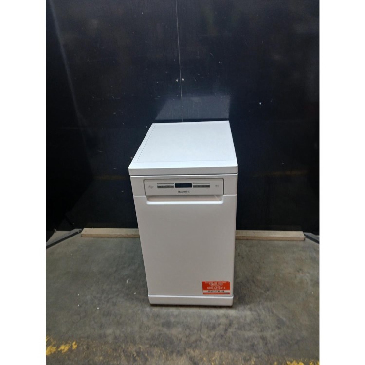 Refurbished Hotpoint 3D Zone Wash Freestanding Slimline Dishwasher - White