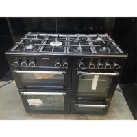 Refurbished 100cm Quad Cavity Gas Range Cooker Black