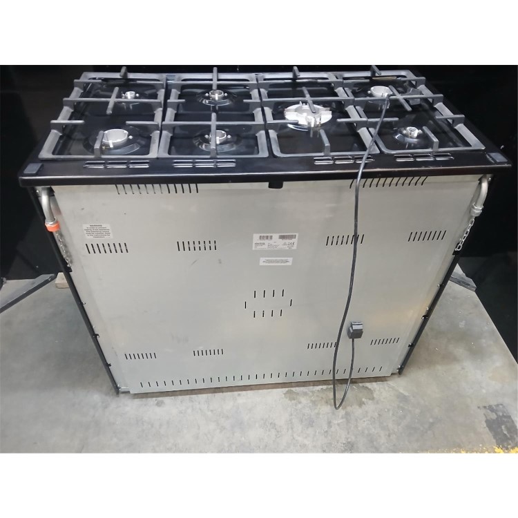 Refurbished 100cm Quad Cavity Gas Range Cooker Black
