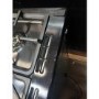 Refurbished 100cm Quad Cavity Gas Range Cooker Black