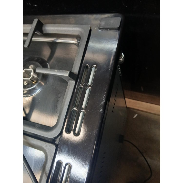 Refurbished 100cm Quad Cavity Gas Range Cooker Black
