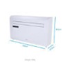 Refurbished electriQ iQool 12000 BTU Wall Mounted All-In-One Smart Air Conditioner with Heat Pump - No Outdoor Unit Needed