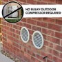 Refurbished electriQ iQool 12000 BTU Wall Mounted All-In-One Smart Air Conditioner with Heat Pump - No Outdoor Unit Needed