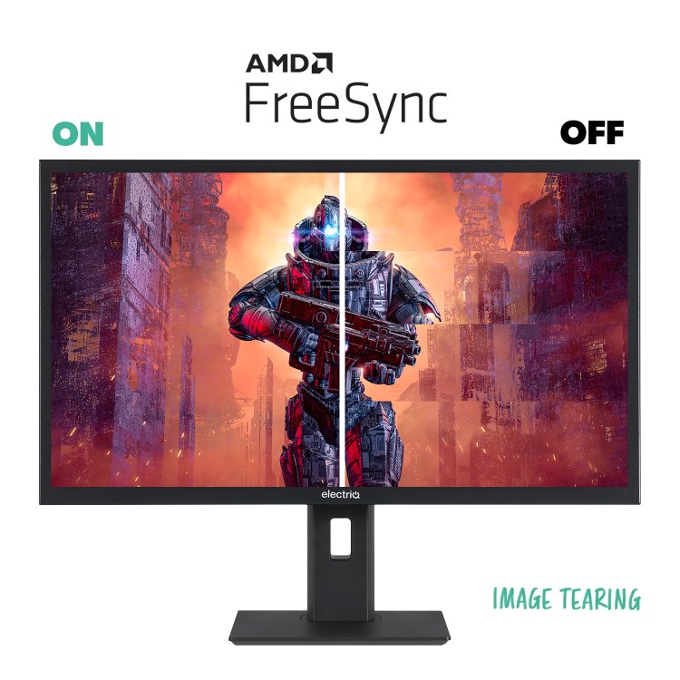 Refurbished electriQ 28" IPS 4K UHD 144Hz 0.9ms Gaming Monitor