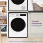Refurbished Russell Hobbs RH814W111W 11 Series 8kg 1400rpm Washing Machine - White