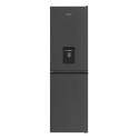 79038333/1/HPKH1261WXBR4UK Refurbished Hotpoint HPKH 1261W XBR4UK 50/50 No Frost Fridge Freezer With Water Dispenser - Dark Stainless Steel