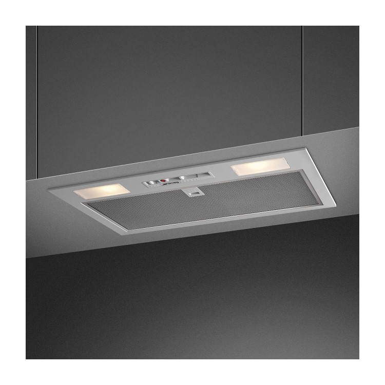 Smeg Cucina 52cm Canopy Cooker Hood - Silver