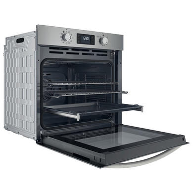 Refurbished Indesit IO278P1XUK Turn&Go Electric Single Oven - Stainless Steel