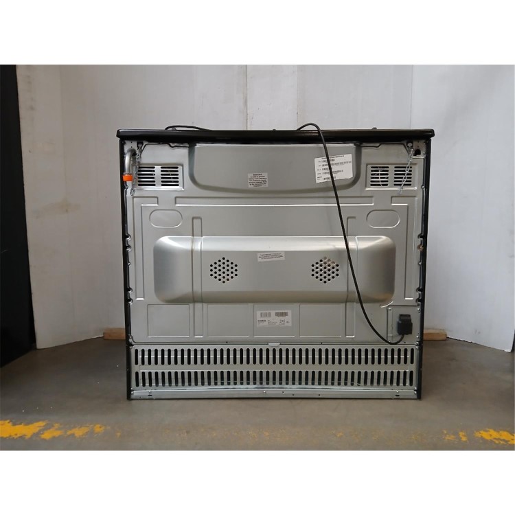 Refurbished electriQ 90cm Gas Range Cooker Black
