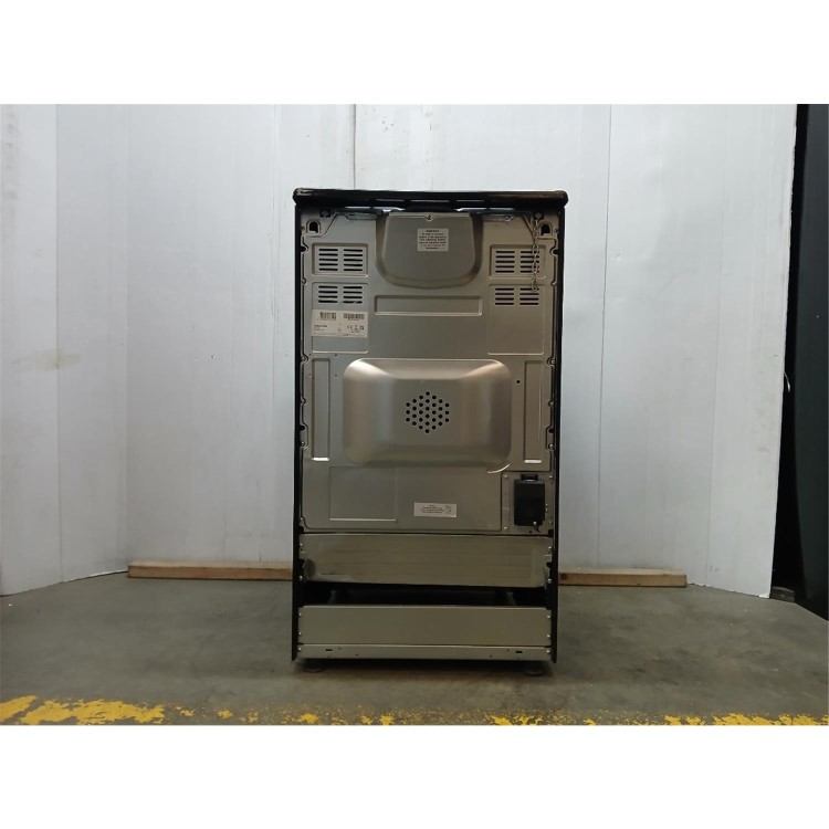 Refurbished electriQ 50cm Electric Cooker with Sealed Plate Hob - Black