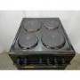 Refurbished electriQ 50cm Electric Cooker with Sealed Plate Hob - Black