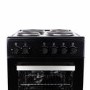 Refurbished electriQ 50cm Electric Cooker with Sealed Plate Hob - Black