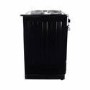 Refurbished electriQ 50cm Electric Cooker with Sealed Plate Hob - Black
