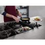 Refurbished Elica Nikolatesla Flame 88cm Gas Venting Hob with Built-In Extractor Fan - Black