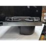 Refurbished Elica Nikolatesla Flame 88cm Gas Venting Hob with Built-In Extractor Fan - Black
