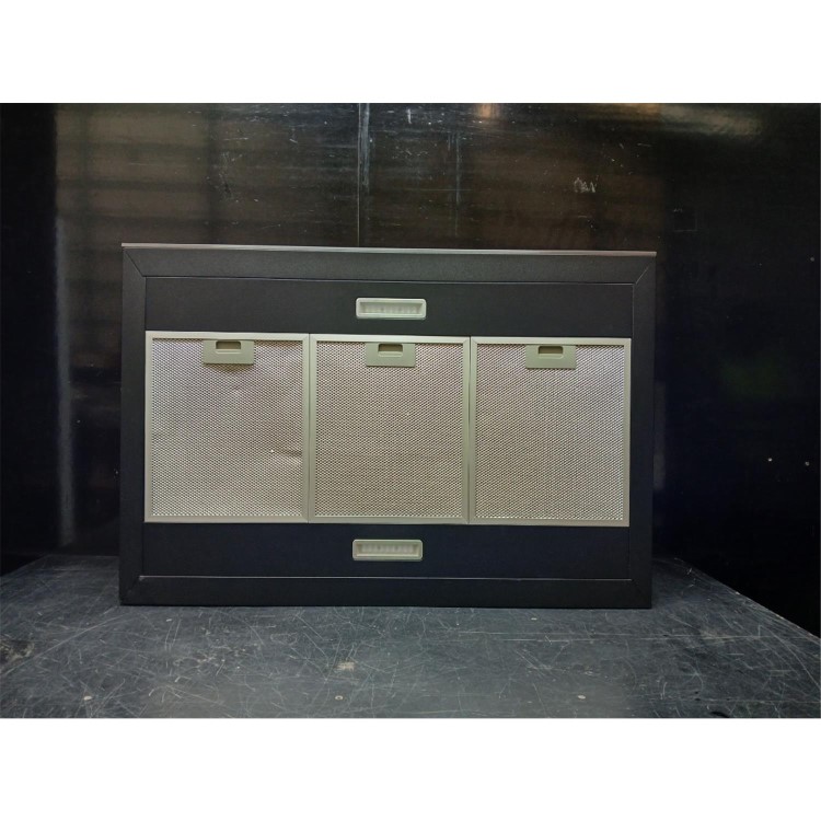 Refurbished Russell Hobbs 90cm Midnight Island Cooker Hood - Dark Steel