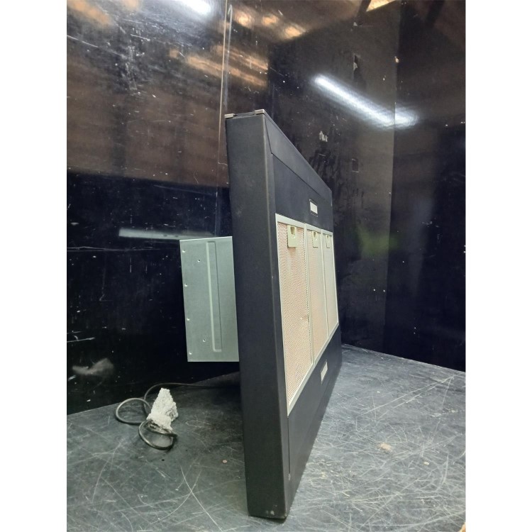 Refurbished Russell Hobbs 90cm Midnight Island Cooker Hood - Dark Steel